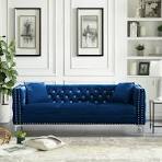 Contemporary Velvet Sofa