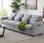 Minimalist Linen Sofa